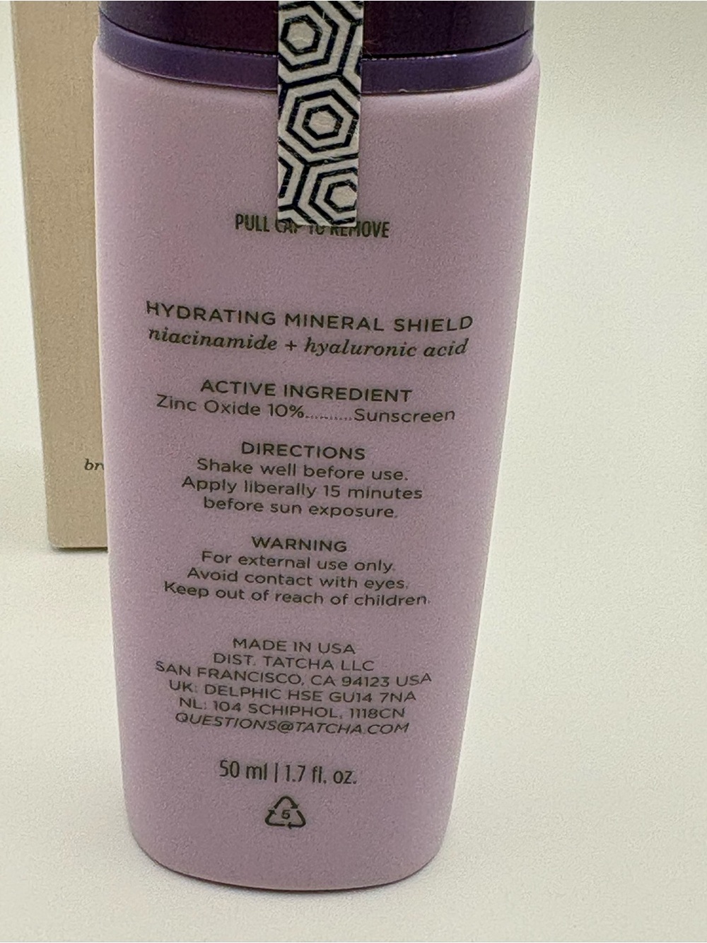 TATCHA The Silk Sunscreen SPF 50 Weightless Mineral Sunscreen 1.7 Fl Oz